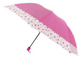 Guarda Chuva Resistente 140cm Cabe na Bolsa Portátil Rosa