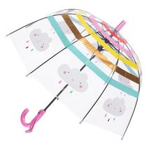 Guarda-chuva RONIARE Kids Clear Bubble para chuva à prova de vento