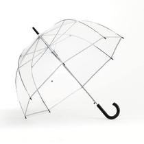 Guarda-chuva SheDrain Bubble transparente, à prova de chuva e vento Perfeito para casamentos, bailes de formatura e eventos ao ar livre Abertura automática, estampado em flores (acabamento prateado) (adulto)