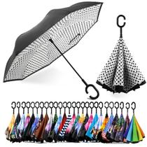 Guarda-chuva SIEPASA invertido invertido de cabeça para baixo 125 cm branco