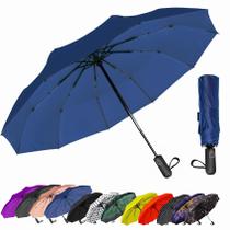Guarda-chuva SIEPASA Windproof Travel Compact Automatic Azul marinho