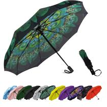 Guarda-chuva SIEPASA Windproof Travel Compact Automatic Green