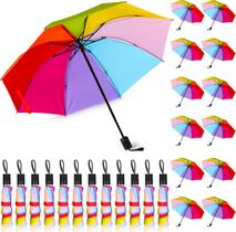 Guarda-chuva Silkfly Rainbow Compact Portable Tri Fold x24