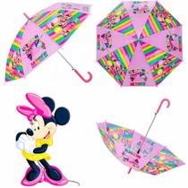 Guarda Chuva Sombrinha Club da Minnie Rosa Infantil Criança Guarda Chuva Sombrinha Club da Minnie Rosa Infantil Criança