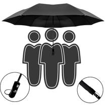 Guarda Chuva Sombrinha Extra Grande Reforçado Automático Contra Vento FP50 Bolsa Mochila