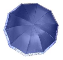 Guarda Chuva Sombrinha Grande Reforçado Borda De Bolinha 569