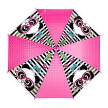 Guarda-Chuva Sombrinha Infantil Luluca Cabo Longo Automático