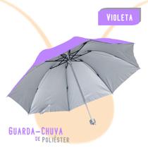 Guarda Chuva Sombrinha Poliéster De Bolsa 7 Varetas Colorida