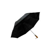 Guarda Chuva Sombrinha Preta e Cinza com Botão
