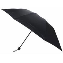 Guarda chuva sombrinha preta manual retratil cabo reto 120cm de ø - BF BRASIL