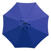 Guarda-chuva Sunnyglade 274 cm, dossel, 8 costelas, azul marinho Guarda-chuva Sunnyglade 274 cm, dossel, 8 costelas, azul marinho