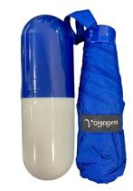 Guarda Chuva Super Mini Com Cápsula Voyagem 054/K Azul