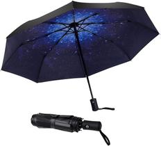 Guarda-chuva SY COMPACT à prova de vento automático dobrável Starry Sky