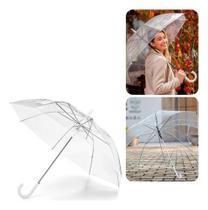 Guarda Chuva Transparente Automático Eventos Decoração Adult