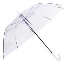 Guarda Chuva Transparente Automático Grande Adulto Bengala