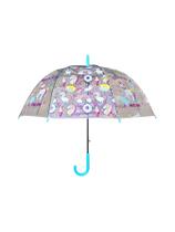 Guarda Chuva Transparente Infantil Menina Chuva Unicórnio