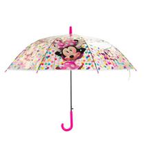 Guarda Chuva Transparente Minnie 74x90cm - Disney Guarda Chuva Transparente Minnie 74x90cm - Disney
