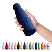 Guarda-chuva Trenovo Travel Mini dobrável compacto com estojo azul marinho Guarda-chuva Trenovo Travel Mini dobrável compacto com estojo azul marinho