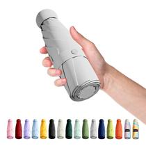 Guarda-chuva Trenovo Travel Mini dobrável compacto com estojo cinza