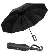 Guarda-chuva TUMAAOTU com alça de mosquetão, à prova de vento, compacto