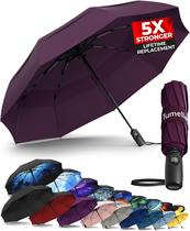 Guarda-chuva TUMELLA Automático Compacto à Prova de Vento 107 cm