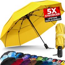 Guarda-chuva TUMELLA Strongest Windproof Travel Compact de 42 polegadas