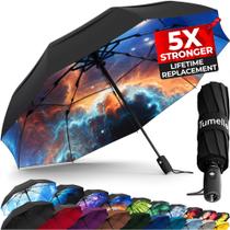 Guarda-chuva TUMELLA Strongest Windproof Travel Compact de 42 polegadas