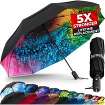 Guarda-chuva TUMELLA Strongest Windproof Travel Compact de 42 polegadas