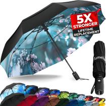 Guarda-chuva TUMELLA Strongest Windproof Travel Compact de 42 polegadas
