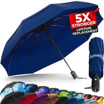 Guarda-chuva TUMELLA Strongest Windproof Travel Compact de 42 polegadas