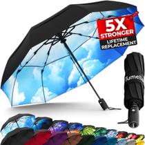 Guarda-chuva TUMELLA Strongest Windproof Travel Compact de 42 polegadas