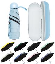 Guarda-chuva UVANTI com proteção UV, leve, compacto, com estojo Guarda-chuva UVANTI com proteção UV, leve, compacto, com estojo