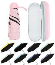 Guarda-chuva UVANTI com proteção UV, leve, compacto, com estojo Guarda-chuva UVANTI com proteção UV, leve, compacto, com estojo