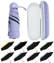 Guarda-chuva UVANTI com proteção UV, leve, compacto, com estojo Guarda-chuva UVANTI com proteção UV, leve, compacto, com estojo