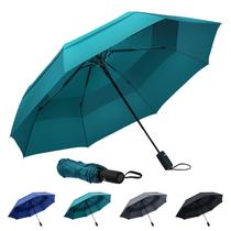 Guarda-chuva VELLUXE portátil grande para viagens compactas Rain Teal