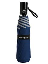 Guarda Chuva Voyagem Abre Fecha Automático Cinza 831L AZULM Guarda Chuva Voyagem Abre Fecha Automático Cinza 831L AZULM