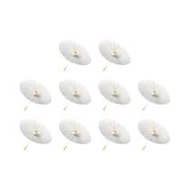 Guarda-chuvas Brancos De Papel 60cm Para Casamento, Acessório Para Fotos, DIY, Decoração De Festa De