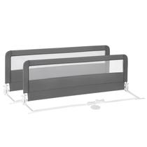 Guarda-corpo de Cama Costzon com Alças - Segurança para Crianças (Cinza)