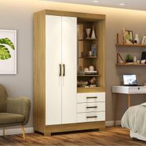 Guarda Roupa 02 Portas 03 Gavetas B64 Briz Nature Guarda Roupa 02 Portas 03 Gavetas B64 Briz Nature