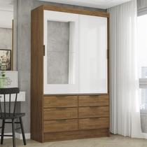 Guarda-roupa 02 Portas de Correr com Espelho 06 Gavetas Sevilha Guarda-roupa 02 Portas de Correr com Espelho 06 Gavetas Sevilha