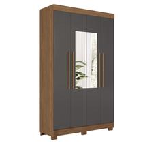 Guarda-roupa 04 Portas 2 Gavetas com Espelho Paraná