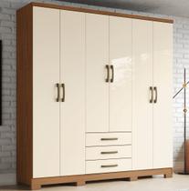 Guarda-roupa 06 Portas e 03 Gavetas Caju Guarda-roupa 06 Portas e 03 Gavetas Caju