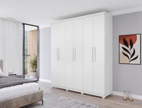 Guarda Roupa 06 Portas e 04 Gavetas Verona - Lanza
