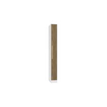 Guarda-Roupa 1 Porta Kappesberg Adapt Branco/Nogueira 25cm Guarda-Roupa 1 Porta Kappesberg Adapt Branco/Nogueira 25cm