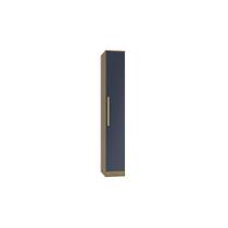 Guarda-Roupa 1 Porta Kappesberg Adapt Nogueira/Azul Profundo 36cm
