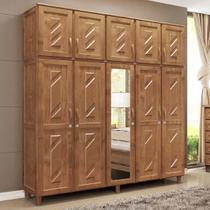 Guarda-Roupa 10 Portas 3 Gavetas Imbuia Grécia Madeira Pinus - Cavazotto