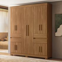 Guarda-roupa 10 Portas 4 Gavetas Vizanno