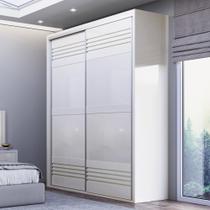 Guarda Roupa 100% MDF Casal 1,79m com 2 portas de correr TW601 Dalla Costa Guarda Roupa 100% MDF Casal 1,79m com 2 portas de correr TW601 Dalla Costa