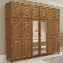 Guarda-Roupa 12 Portas 3 Gavetas Imbuia Grécia Madeira Pinus - Cavazotto Guarda-Roupa 12 Portas 3 Gavetas Imbuia Grécia Madeira Pinus - Cavazotto