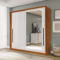 Guarda Roupa 180,1cm 2 Portas de Correr com Espelho 240853 Valência Politorno Móveis